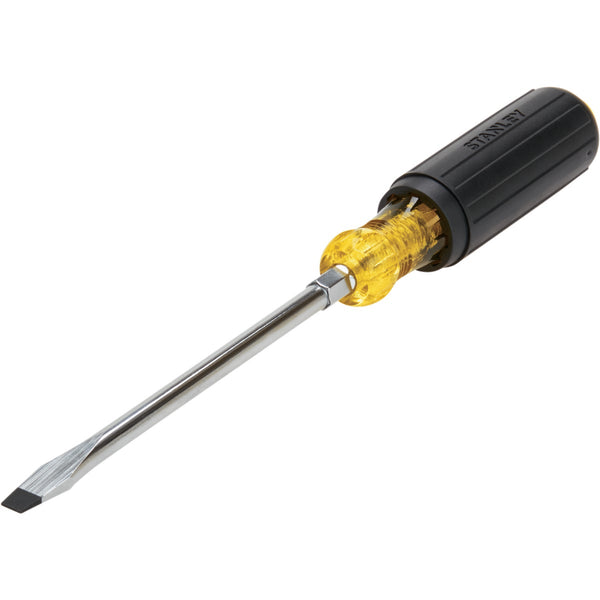 Stanley 5/16 In. x 6 In. Standard Vinyl Grip Slotted Screwdriver