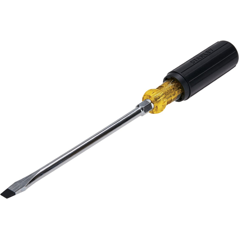 Stanley 3/8 In. x 8 In. Standard Vinyl Grip Slotted Screwdriver