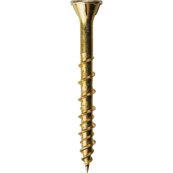 Simpson Strong-Tie Strong-Drive #9 x 1-3/4 in T-25 WSV Subfloor Collated Wood Screw, Yellow Zinc Finish (2000 Ct.)