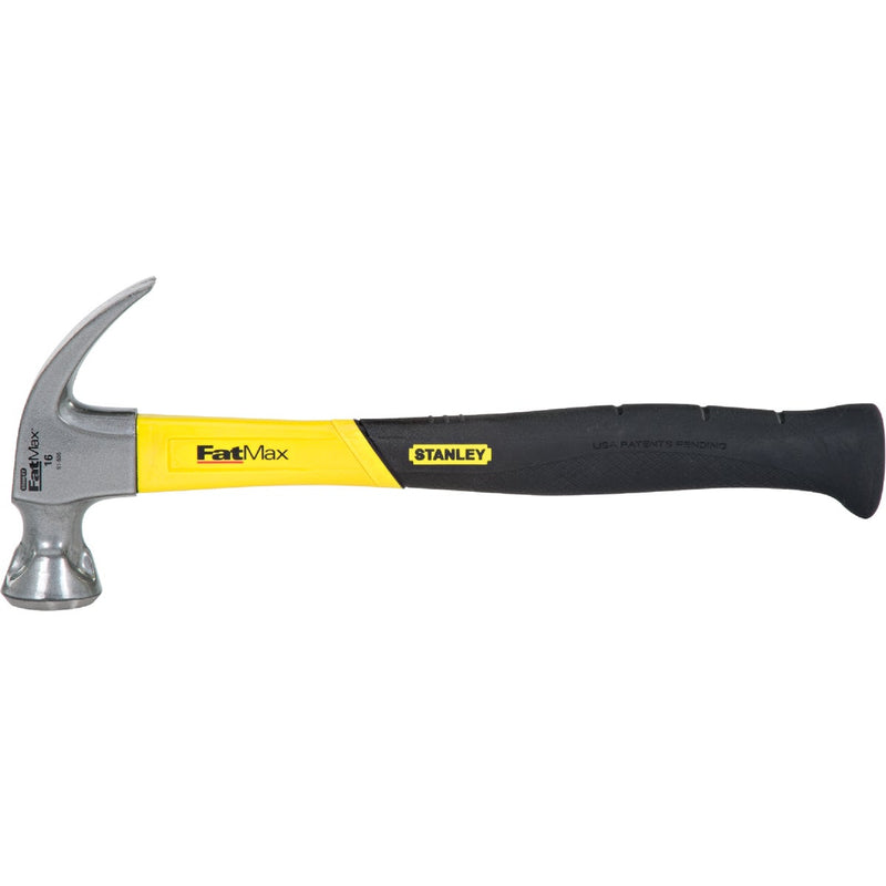 Stanley FatMax 16 Oz. Smooth-Face Curved Claw Hammer with Graphite Handle