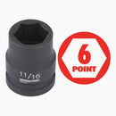 Channellock Standard 1/2 In. Drive 6-Point Shallow Impact Driver Set (8-Piece)