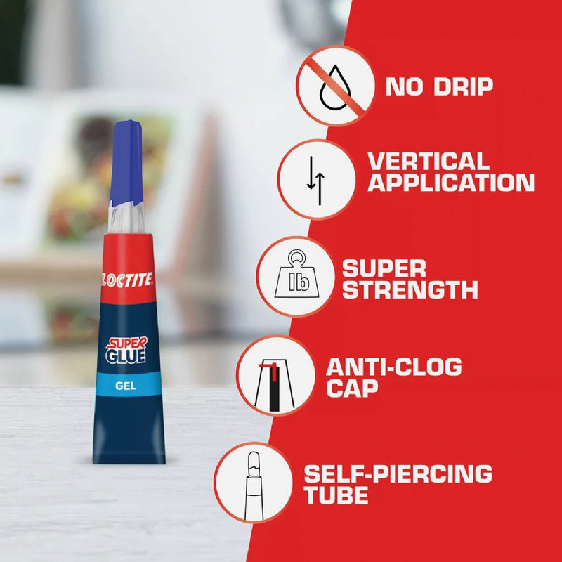 LOCTITE 0.07 Oz. Super Glue Gel (2-Pack)