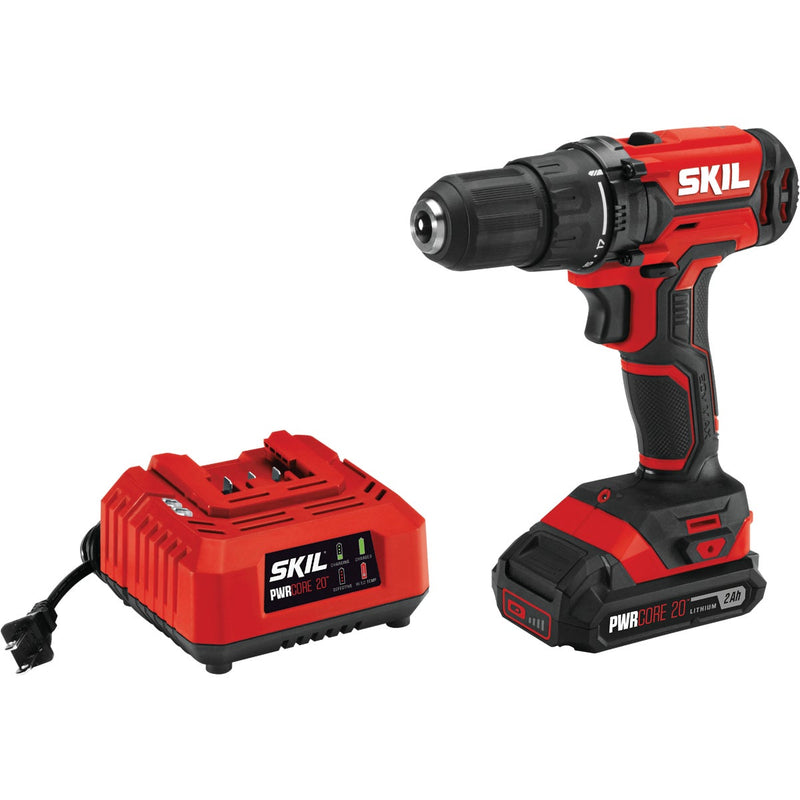 SKIL PWRCore 20 Volt Lithium-Ion 1/2 In. Cordless Drill/Driver Kit