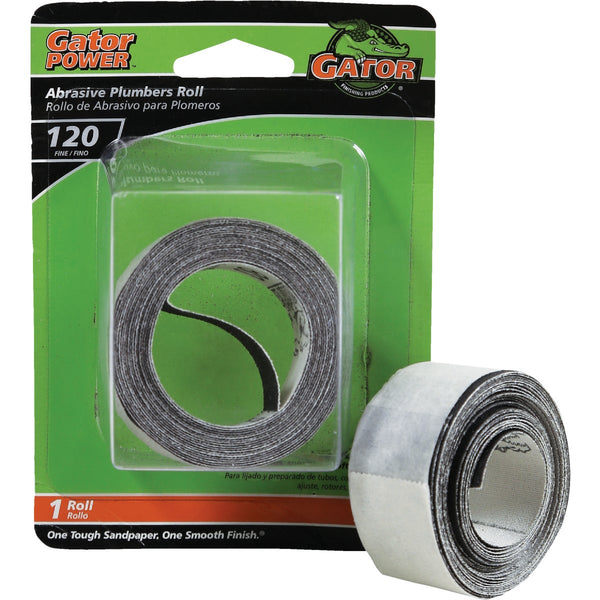 Gator 1 In. x 10 Ft. 120-Grit Plumber's Abrasive Sand Cloth