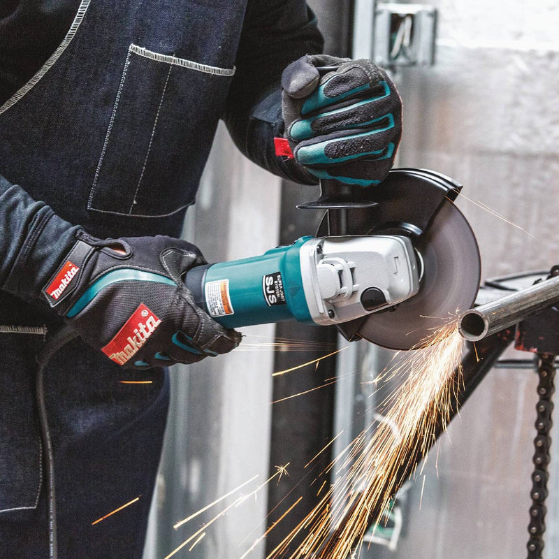 Makita 6 In. 13-Amp SJS High-Power Angle Grinder with Lock On