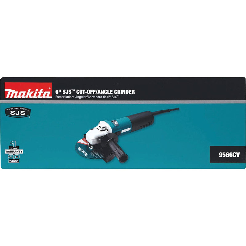Makita 6 In. 13-Amp SJS High-Power Angle Grinder with Lock On
