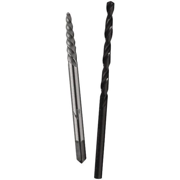 Century Drill & Tool 2-Piece #1 Spiral Screw Extractor & Drill Bit Set