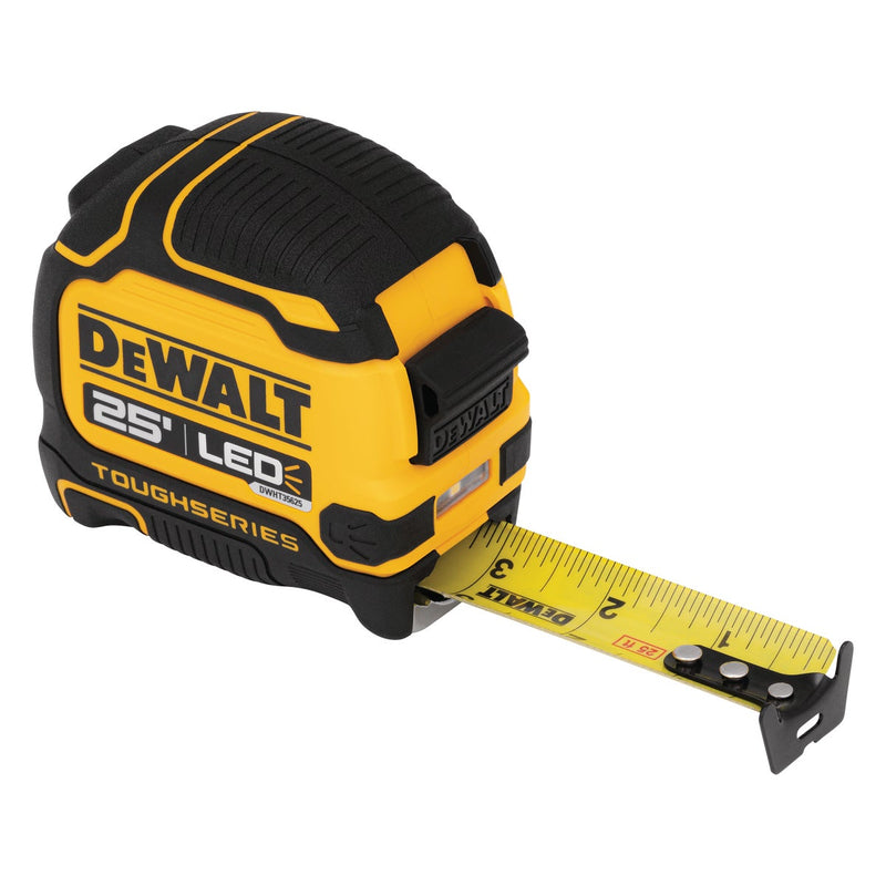 DEWALT TOUGHSERIES 25 Ft. Tape Measure with LED Light