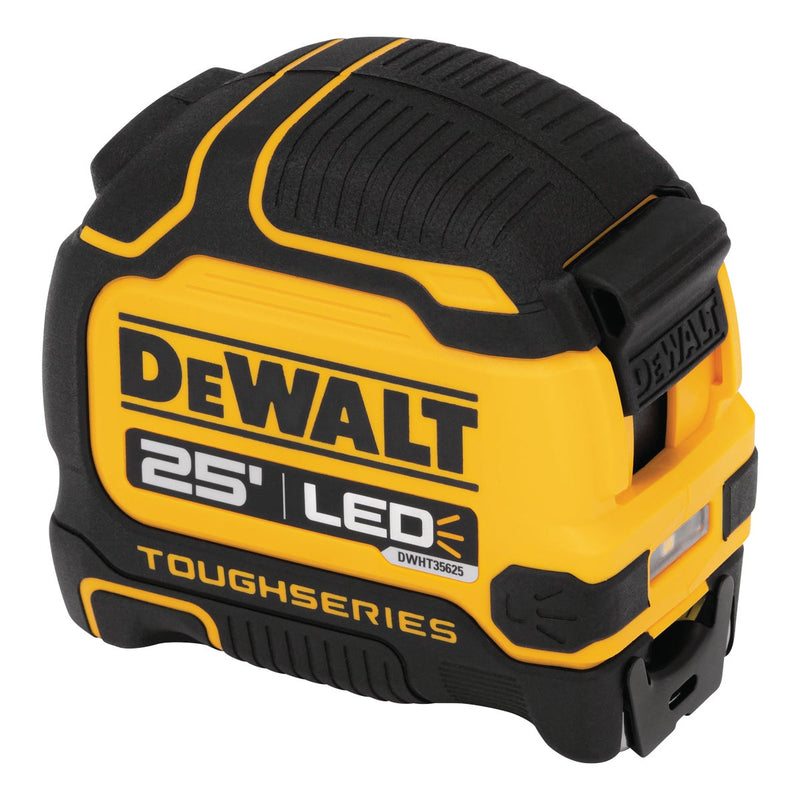 DEWALT TOUGHSERIES 25 Ft. Tape Measure with LED Light