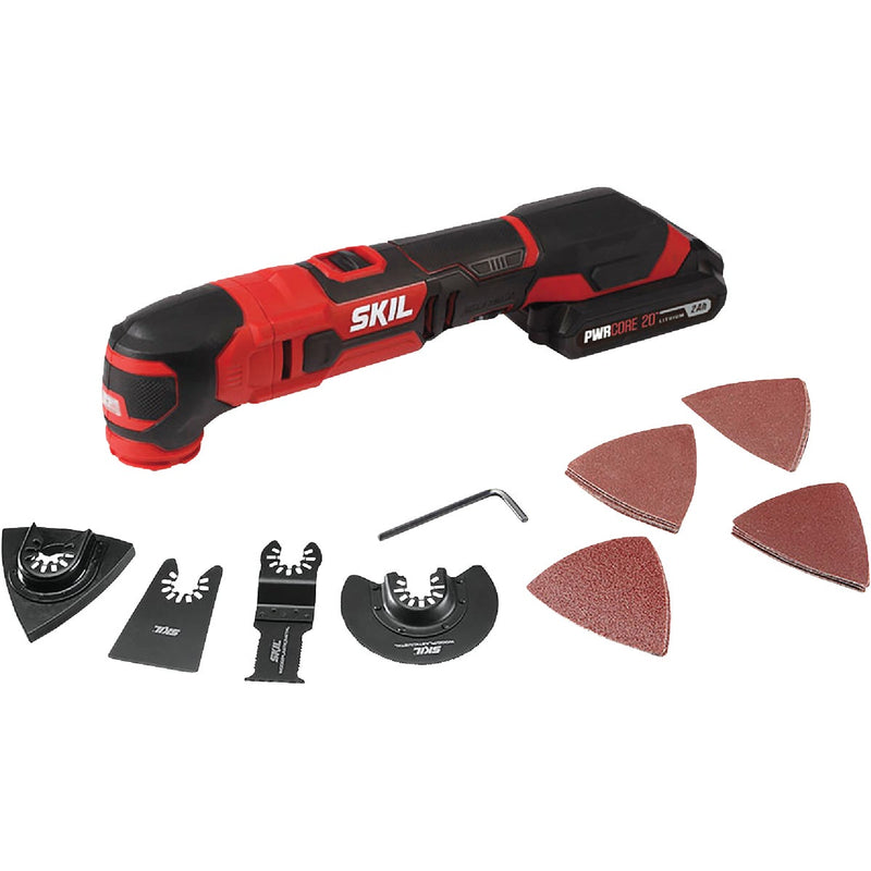 SKIL PWRCore 20 Volt Lithium-Ion Cordless Oscillating Tool Kit