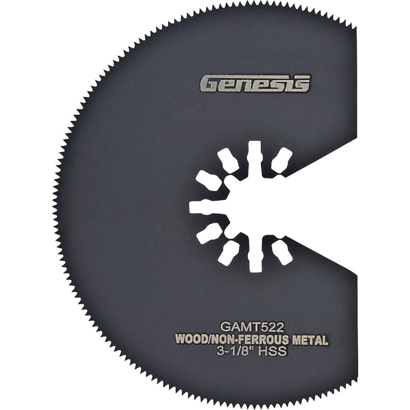 Genesis 3-1/8 In. HSS Segmented Oscillating Blade