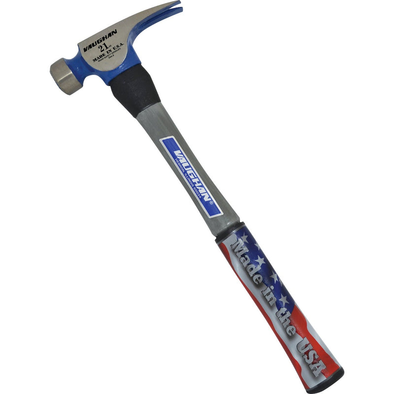 Vaughan California 21 Oz. Milled-Face Framing Hammer with Fiberglass Handle