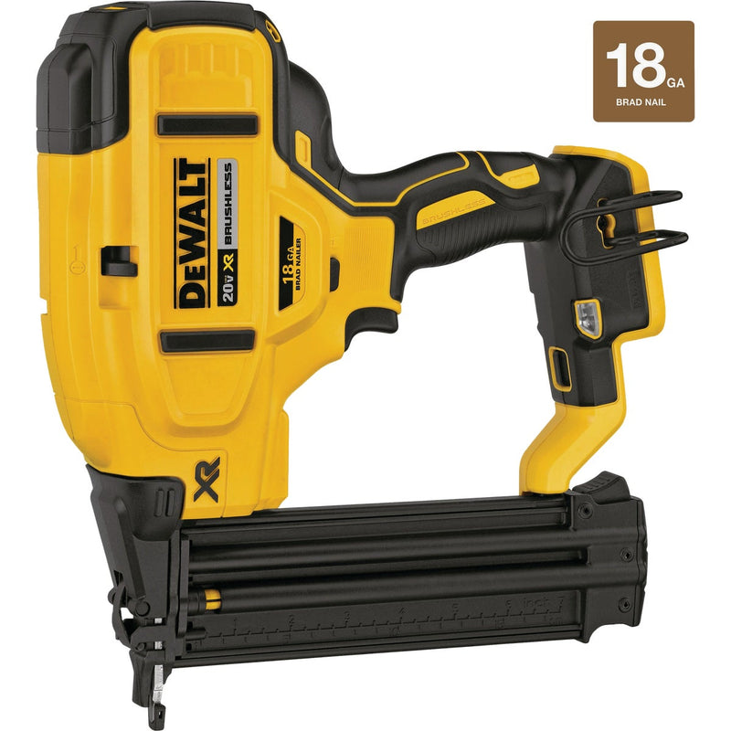 DEWALT 20V MAX XR Brushless 18-Gauge 2-1/8 In. Cordless Brad Nailer (Tool Only)