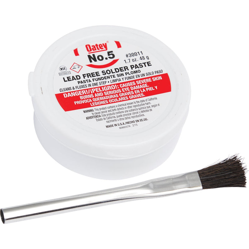 Do it No. 5 1.7 Oz. Lead-Free Soldering Flux with Brush, Paste