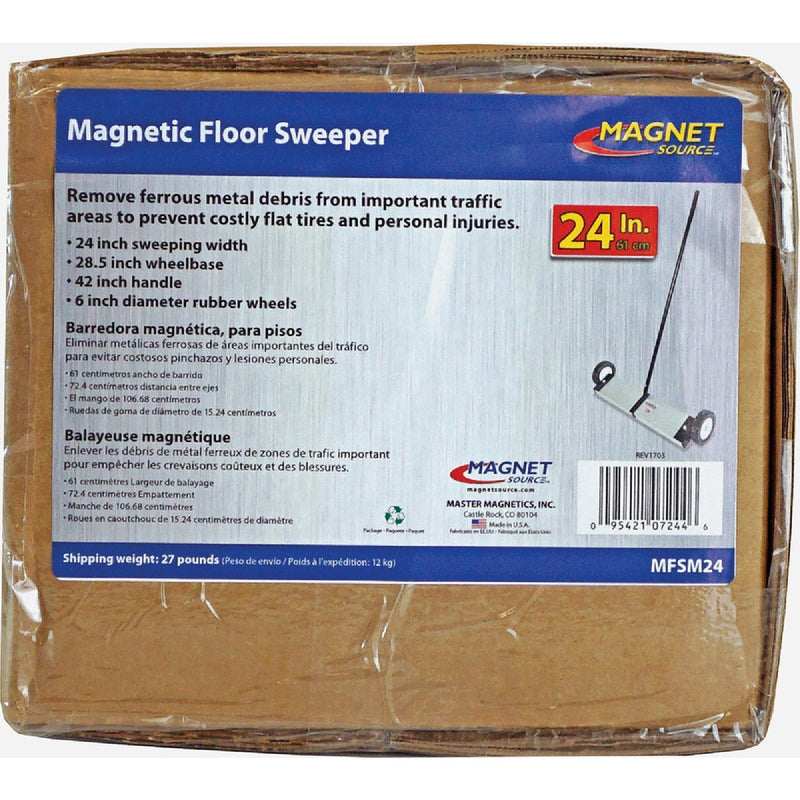 Master Magnetics 24 in. Magnetic Floor Sweeper