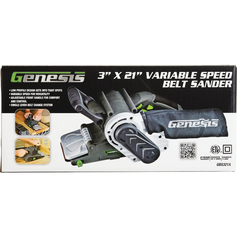 Genesis 3 In. x 21 In. Belt Sander