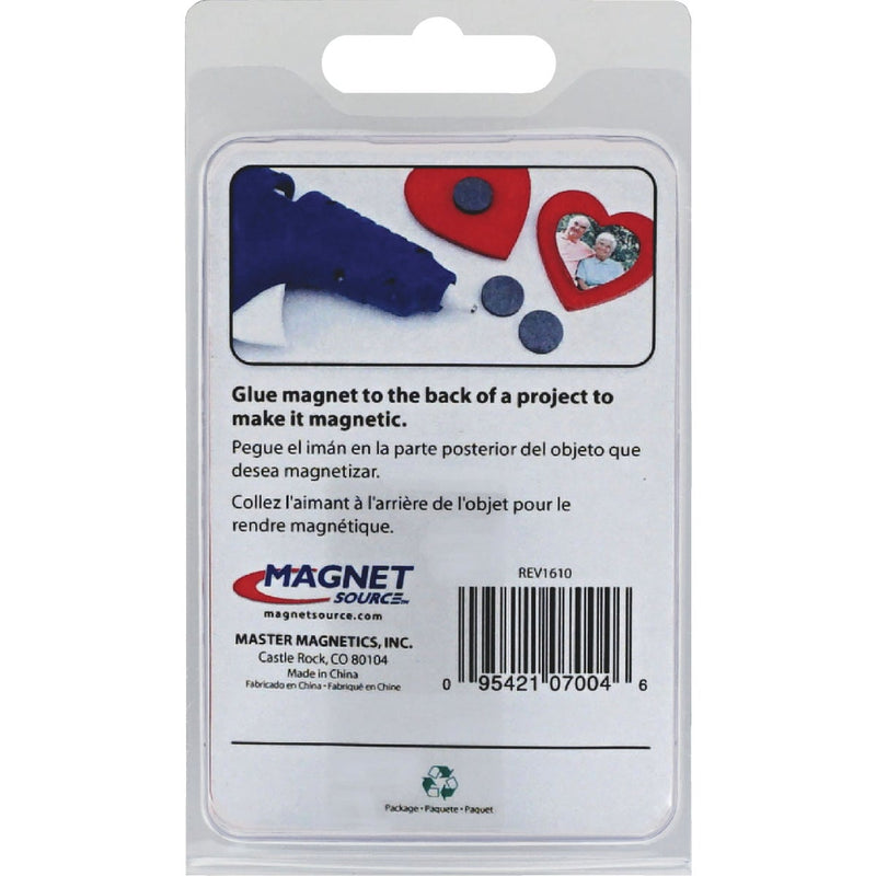 Master Magnetics Ceramic 1 in. Magnetic Discs (6-Pack)