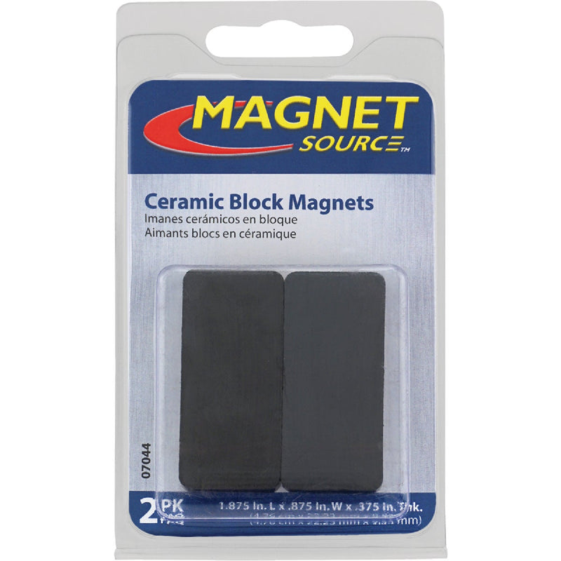 Master Magnetics 1-7/8 in. x 7/8 in. Ceramic Magnet Block