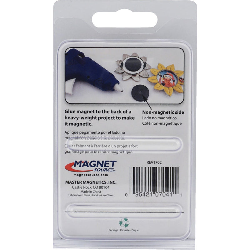 Master Magnetics 1-1/2 In. Multi Pole Ceramic Magnet Disc (2 per Pack)