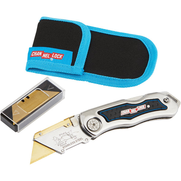 Channellock Lockback Fixed Folding Utility Knife