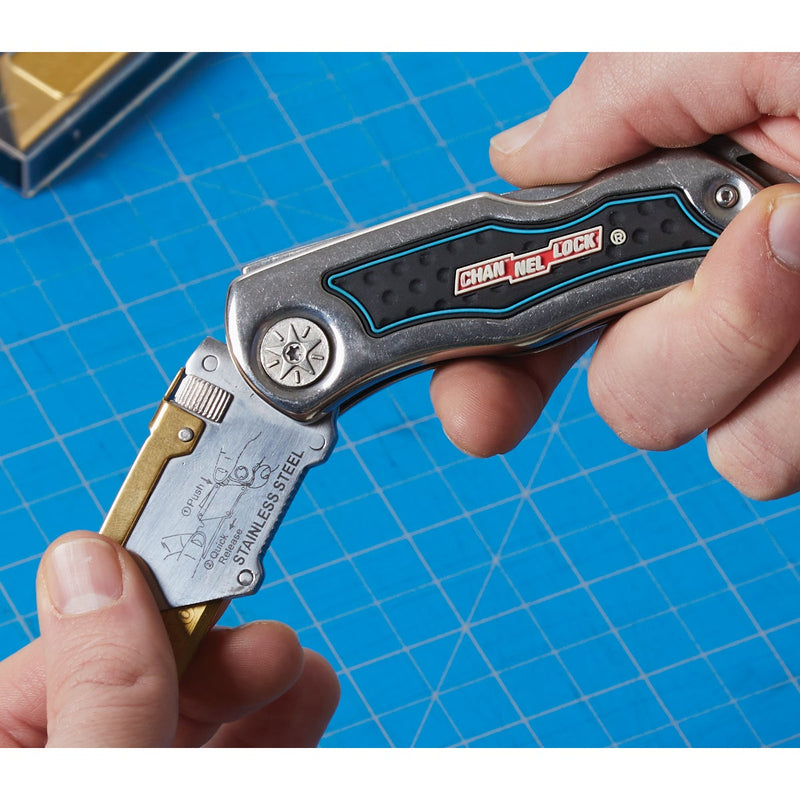 Channellock Lockback Fixed Folding Utility Knife