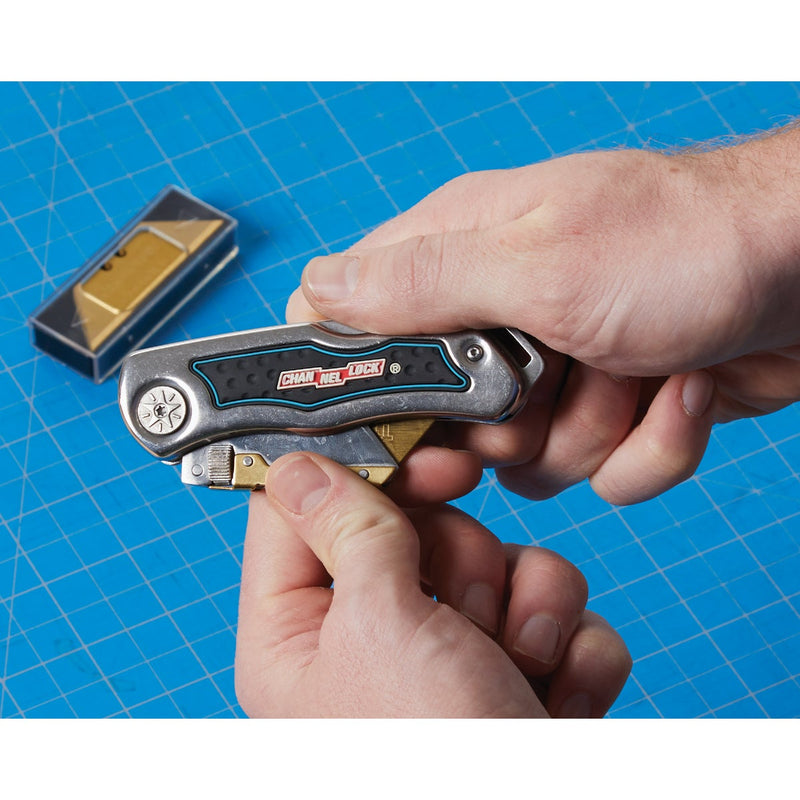 Channellock Lockback Fixed Folding Utility Knife