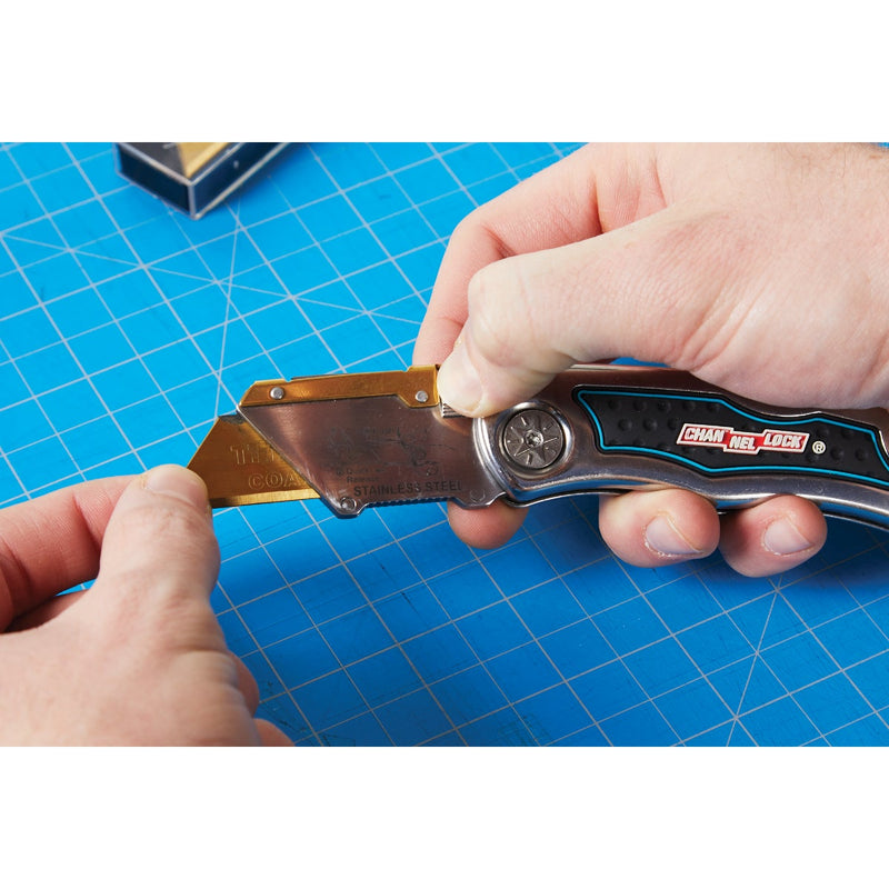 Channellock Lockback Fixed Folding Utility Knife