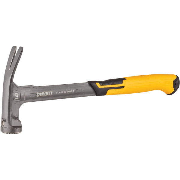 DEWALT 14 Oz. Milled-Face MIG Weld Framing Hammer with Steel Handle