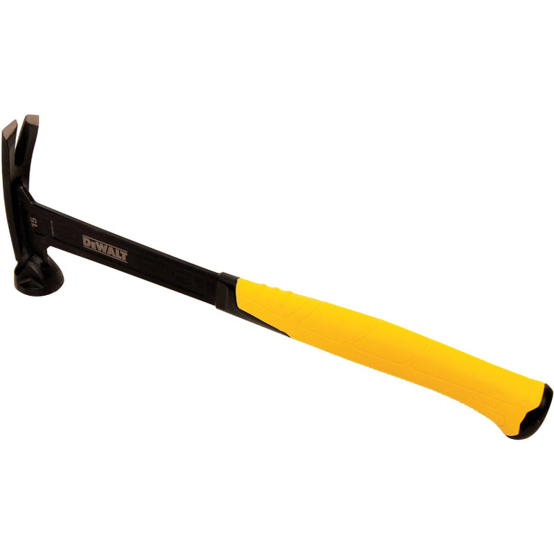 DEWALT 14 Oz. Milled-Face MIG Weld Framing Hammer with Steel Handle