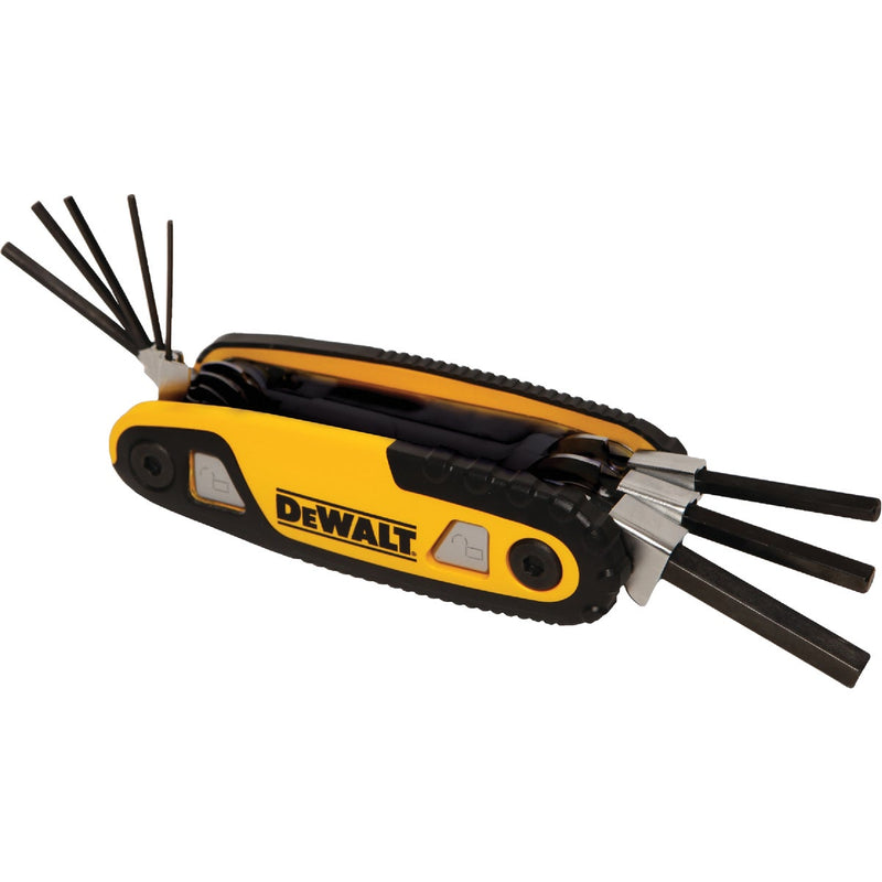 DEWALT SAE Folding and Locking Hex Key Set, 8-Piece