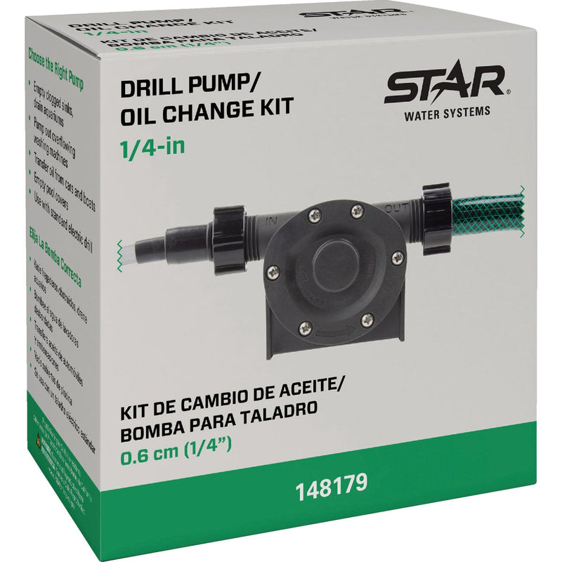 Star Water Systems 1/4 In. Drill Pump/Oil Change Kit