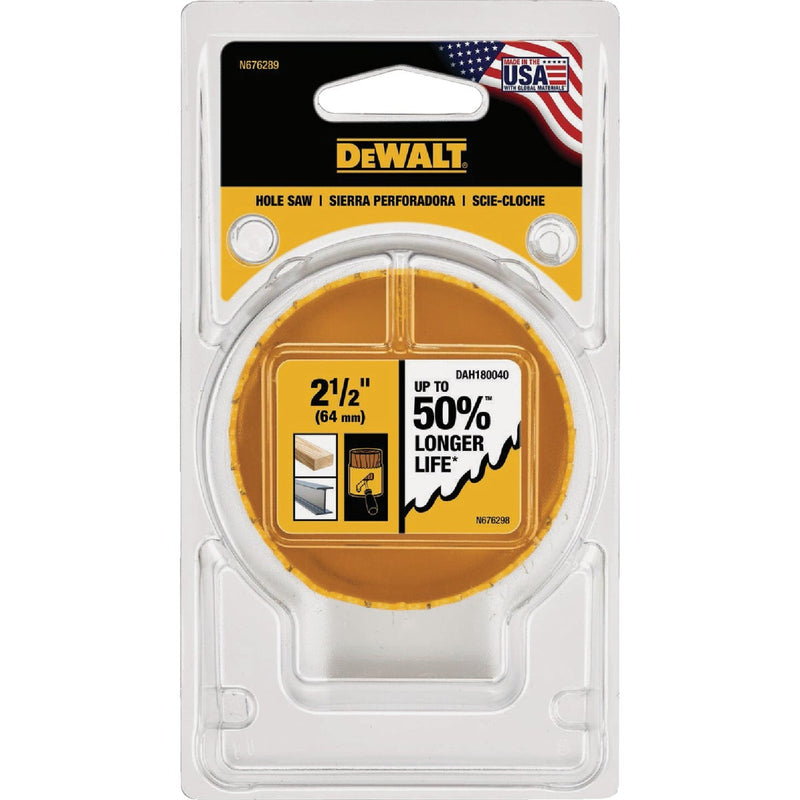 DEWALT 2-1/2 In. Bi-Metal Hole Saw