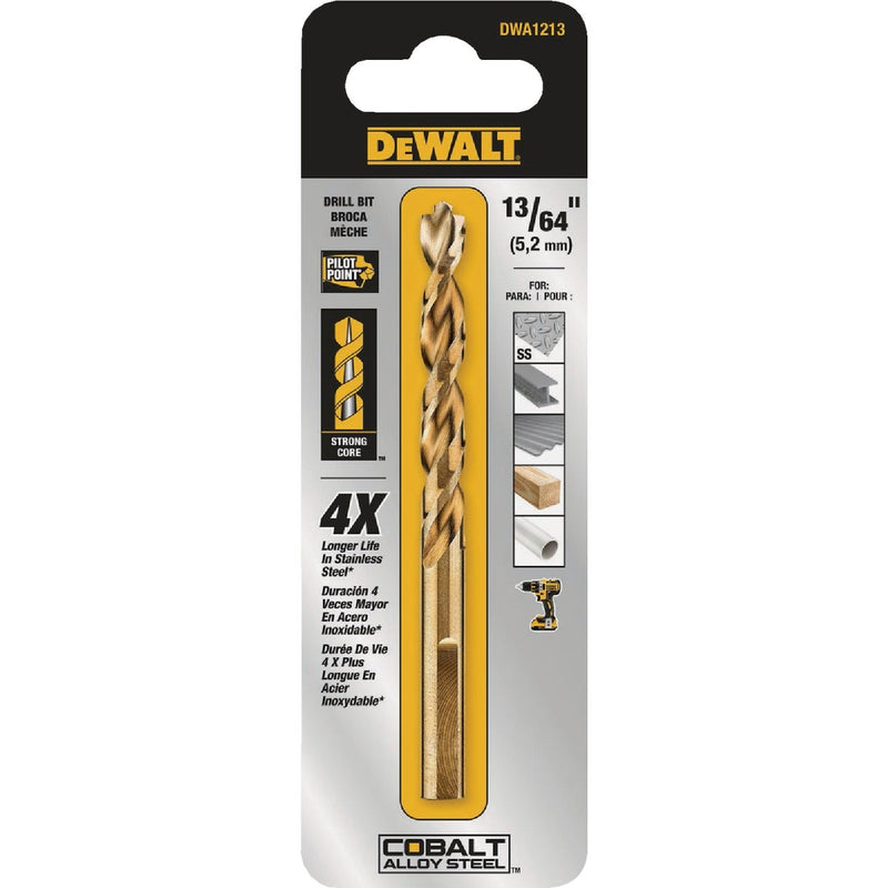 DeWalt 13/64 In. Industrial Cobalt Drill Bit