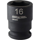 Channellock 3/8 In. Drive 16 mm 6-Point Shallow Metric Impact Socket