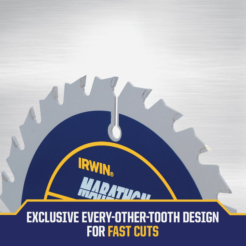 Irwin Marathon 5-3/8 In. 24-Tooth Framing/Ripping Circular Saw Blade