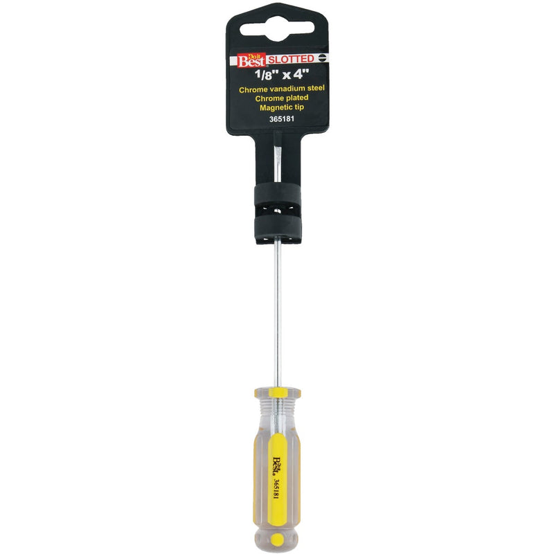 Do it Best 1/8 In.x  4 In. Slotted Screwdriver