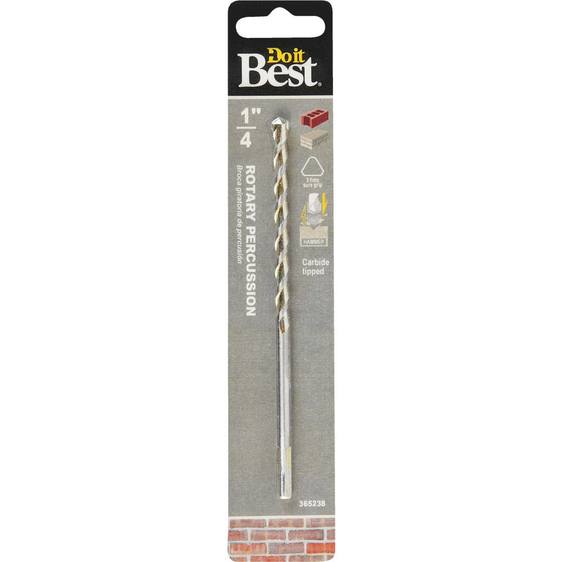 Do it Best 1/4 In. x 6 In. Rotary Percussion Masonry Drill Bit