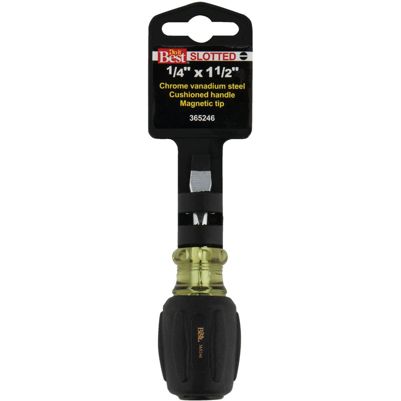 Do it Best 1/4 In. x 1-1/2 In. Professional Slotted Screwdriver