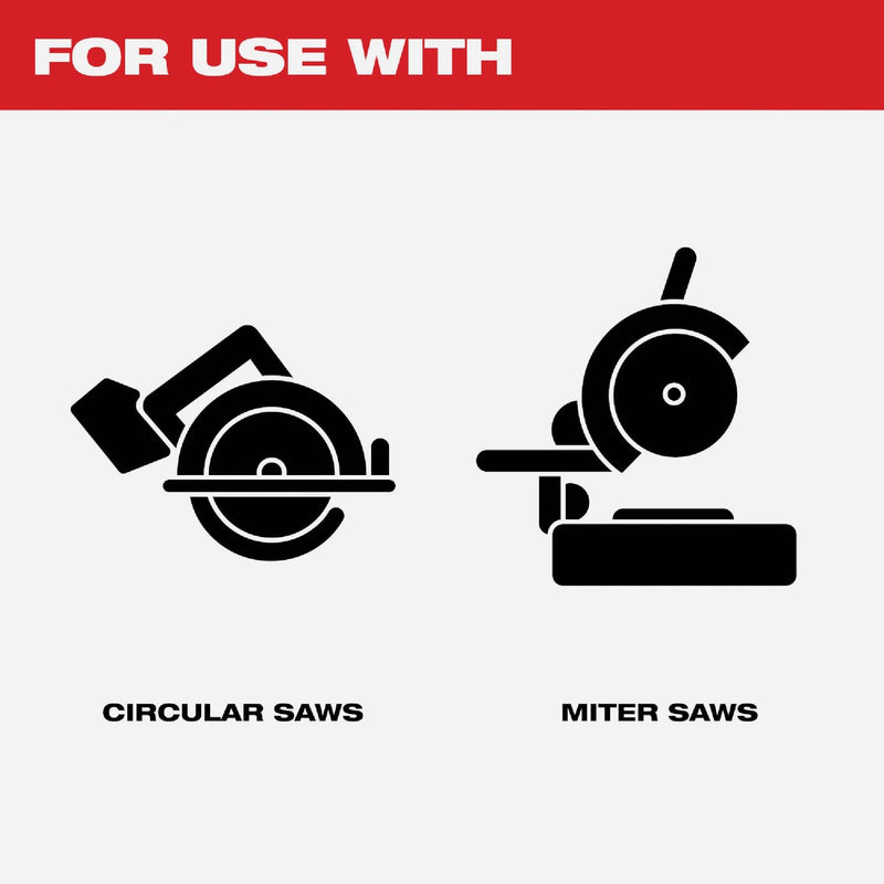 Milwaukee 7-1/4 In. 24-Tooth Framing Circular Saw Blade (2-Pack)