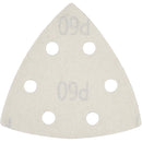 Milwaukee OPEN-LOK 3-1/2 In. 60 Grit Triangle Sandpaper (6-Pack)
