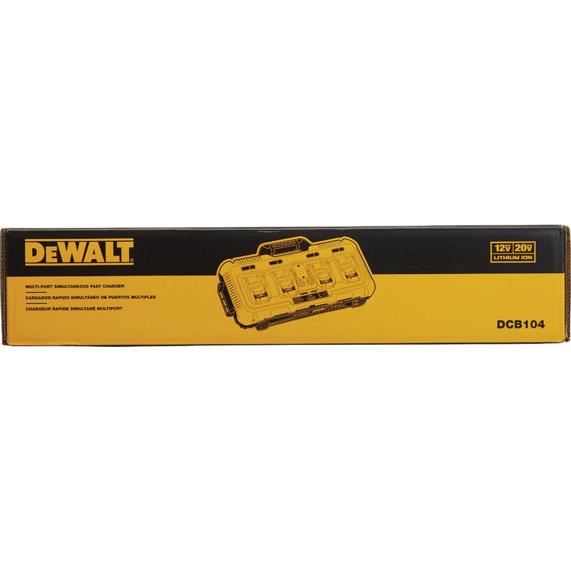 DEWALT 12V/20V/60V MAX Lithium-Ion 8-Amp 4-Port Fast Battery Charger