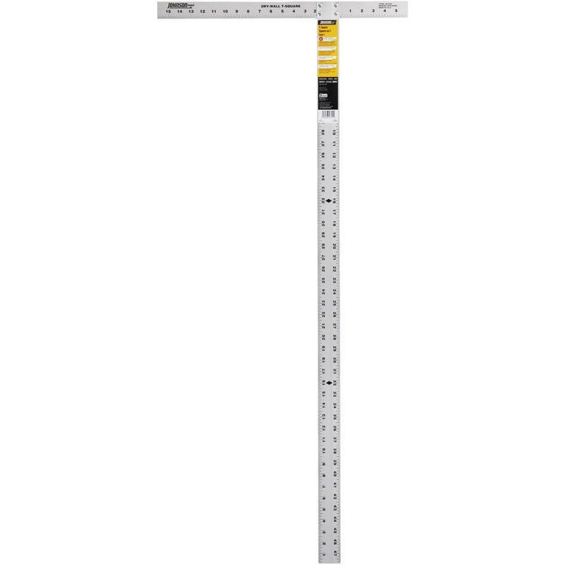 Johnson Level 48 In. Aluminum English Drywall Square