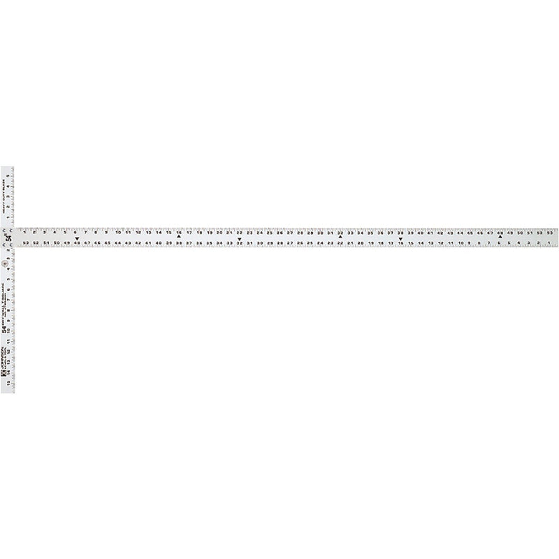 Johnson Level 54 In. Aluminum English Heavy-Duty Drywall Square