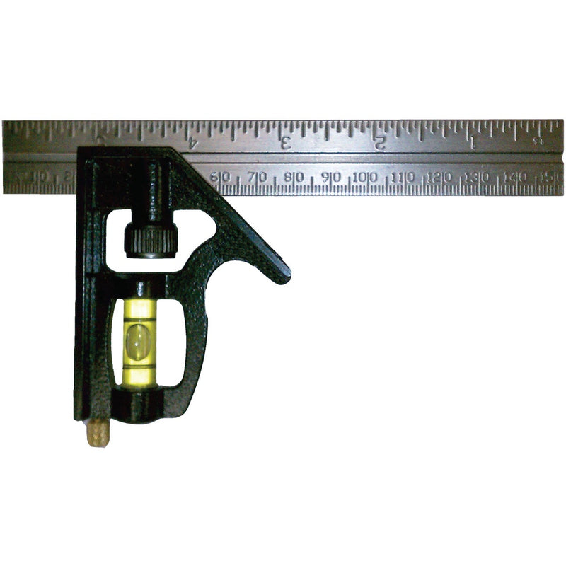 Johnson Level 6 In. English/Metric Professional Combination Square