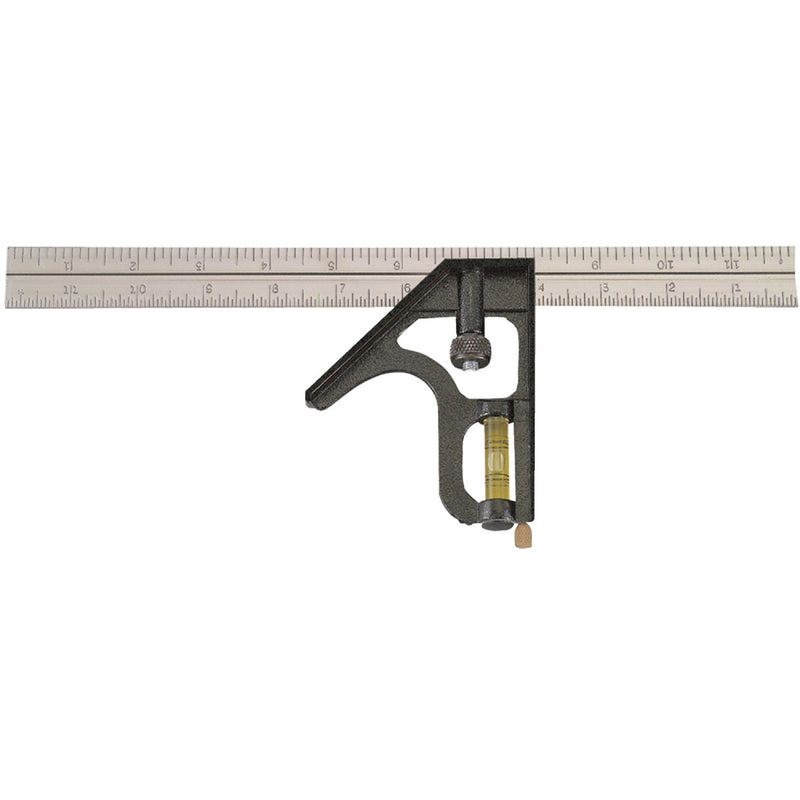 Johnson Level 12 In. English/Metric Professional Combination Square