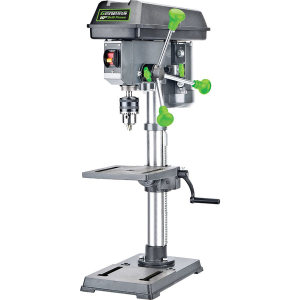 Genesis 10 In. 5-Speed Bench Top Drill Press with Work Light