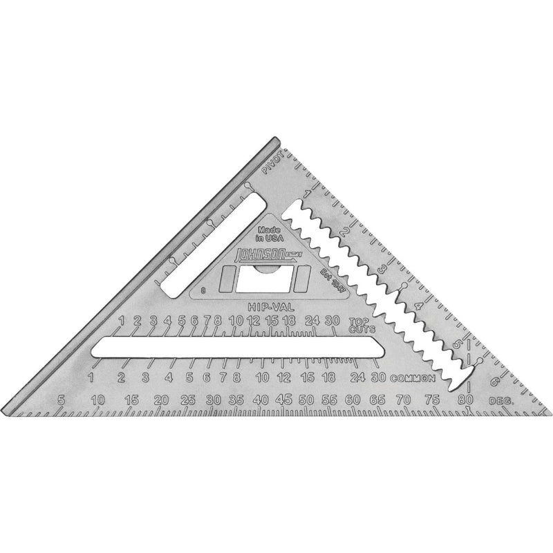 Johnson Level Johnny Square 7 In. Aluminum Rafter Square