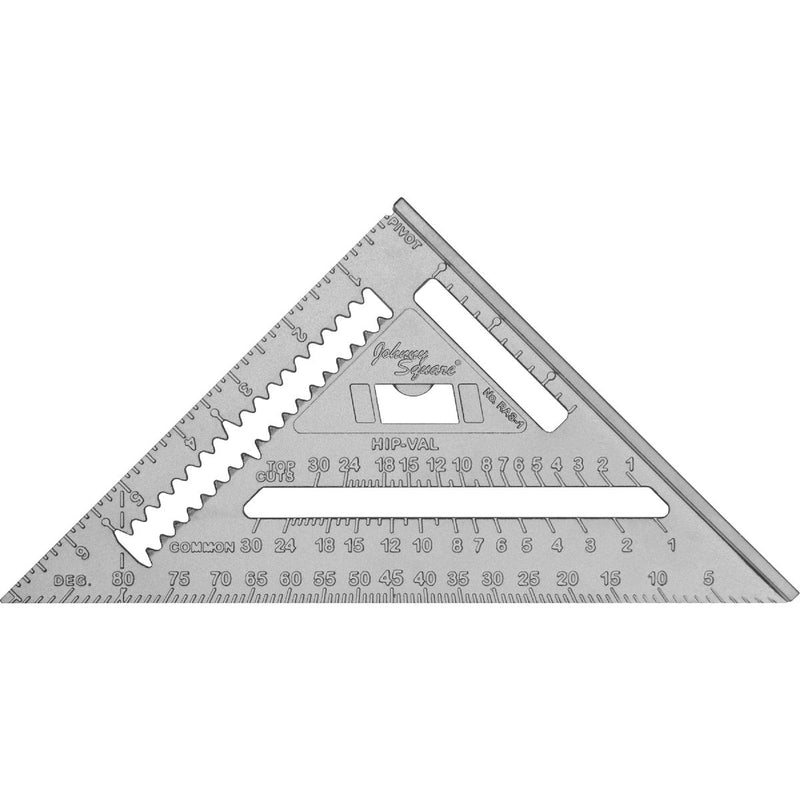 Johnson Level Johnny Square 7 In. Aluminum Rafter Square