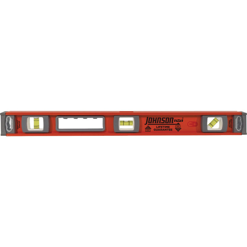 Johnson Level 24 In. Aluminum Magnetic Heavy-Duty I-Beam Level