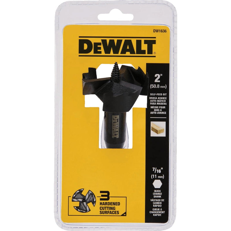 DEWALT 2 In. Heavy Duty Self-Feed Wood Bit